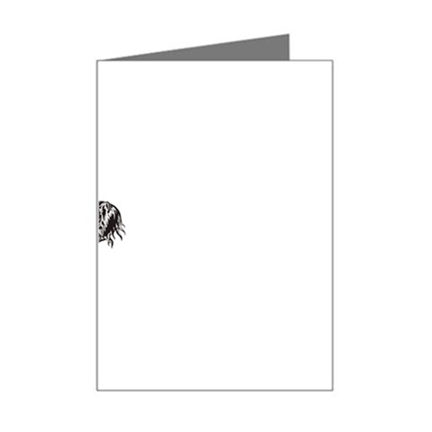 leo19079 Mini Greeting Card from ArtsNow.com Left