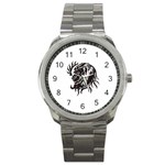 leo19079 Sport Metal Watch
