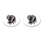 leo19079 Cufflinks (Oval)