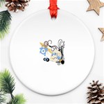 3-5471865-0-2-1 Round Ornament (Two Sides)