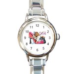3-556881-0-2-1 Round Italian Charm Watch