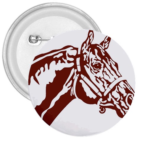 Thoroughbred 3  Button from ArtsNow.com Front