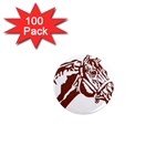 Thoroughbred 1  Mini Magnet (100 pack) 
