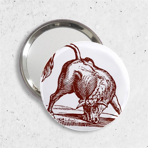 Angry bull 2.25  Handbag Mirror from ArtsNow.com Front