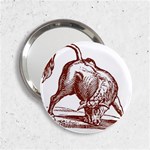 Angry bull 2.25  Handbag Mirror