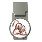 Angry bull Money Clip (Round)