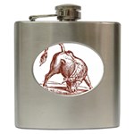 Angry bull Hip Flask (6 oz)