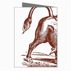 Angry bull Greeting Cards (Pkg of 8) from ArtsNow.com Right