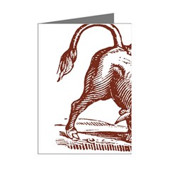 Angry bull Mini Greeting Cards (Pkg of 8) from ArtsNow.com Right