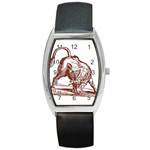 Angry bull Barrel Style Metal Watch