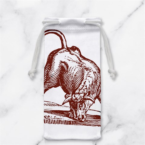 Angry bull Jewelry Bag from ArtsNow.com Front