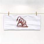 Angry bull Hand Towel
