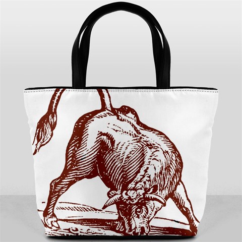 Angry bull Bucket Bag from ArtsNow.com Front
