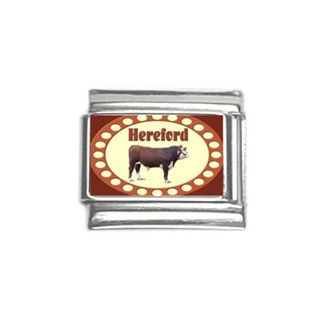 Hereford Italian Charm (9mm) from ArtsNow.com Front