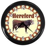 Hereford Wall Clock (Black)