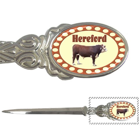 Hereford Letter Opener from ArtsNow.com Front