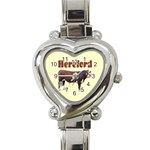 Hereford Heart Italian Charm Watch