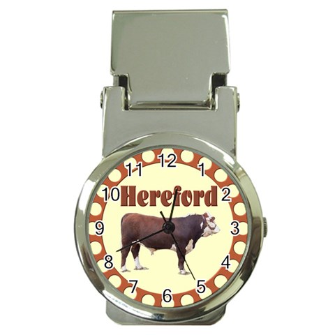 Hereford Money Clip Watch from ArtsNow.com Front