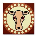Cow head Tile Coaster