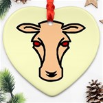 Cow head Ornament (Heart)