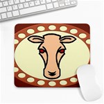 Cow head Large Mousepad