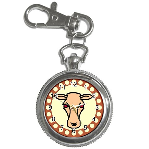 Cow head Key Chain Watch from ArtsNow.com Front