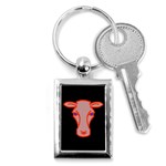 Cow head Key Chain (Rectangle)