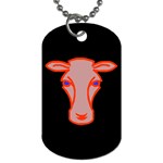 Cow head Dog Tag (One Side)