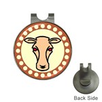 Cow head Golf Ball Marker Hat Clip