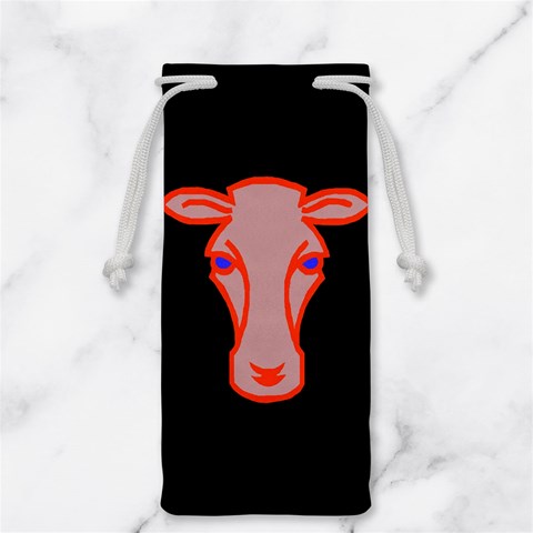 Cow head Jewelry Bag from ArtsNow.com Back