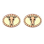 Cow head Cufflinks (Oval)