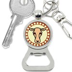 Cow head Bottle Opener Key Chain