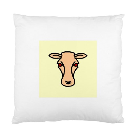Cow head Cushion Case (One Side) from ArtsNow.com Front