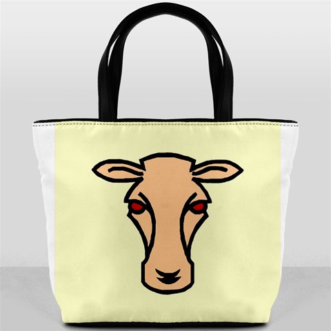 Cow head Bucket Bag from ArtsNow.com Front