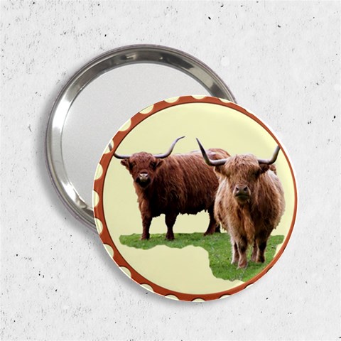 Highland 2.25  Handbag Mirror from ArtsNow.com Front