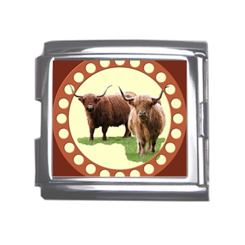 Highland Mega Link Italian Charm (18mm) from ArtsNow.com Front