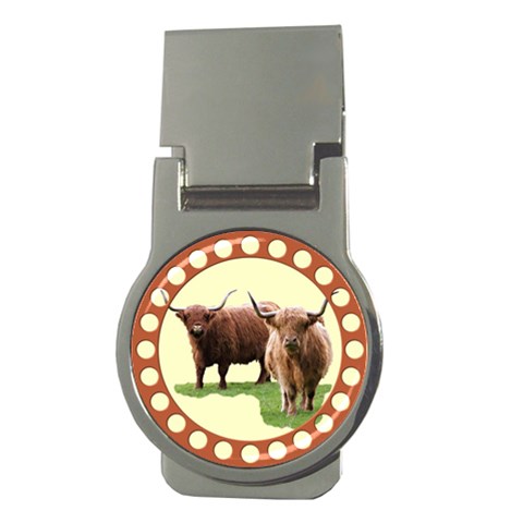 Highland Money Clip (Round) from ArtsNow.com Front