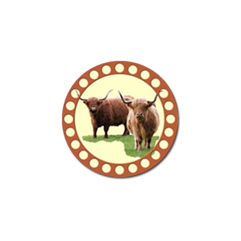 Highland Golf Ball Marker from ArtsNow.com Front