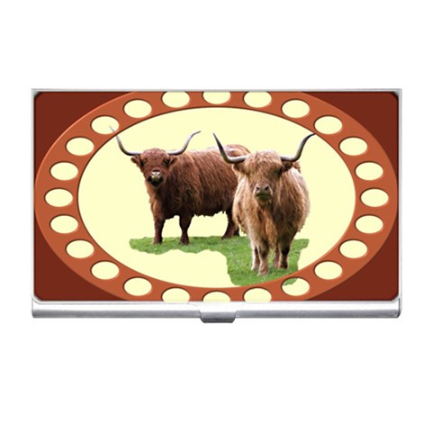 Highland Business Card Holder from ArtsNow.com Front
