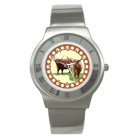Highland Stainless Steel Watch from ArtsNow.com Front