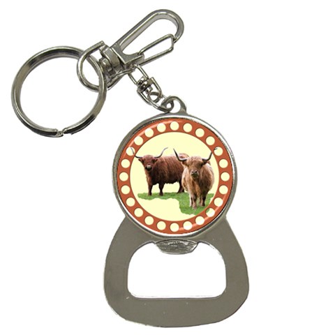 Highland Bottle Opener Key Chain from ArtsNow.com Front