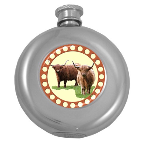 Highland Hip Flask (5 oz) from ArtsNow.com Front
