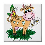 Cute cow Tile Coaster