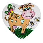 Cute cow Ornament (Heart)