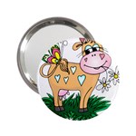 Cute cow 2.25  Handbag Mirror