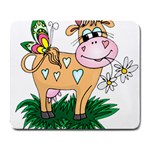 Cute cow Large Mousepad