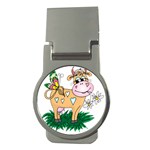 Cute cow Money Clip (Round)