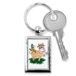 Cute cow Key Chain (Rectangle)