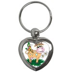 Cute cow Key Chain (Heart)