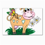 Cute cow Postcards 5  x 7  (Pkg of 10)